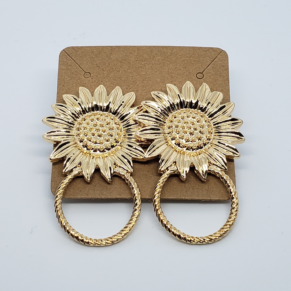 Sunflower earrings